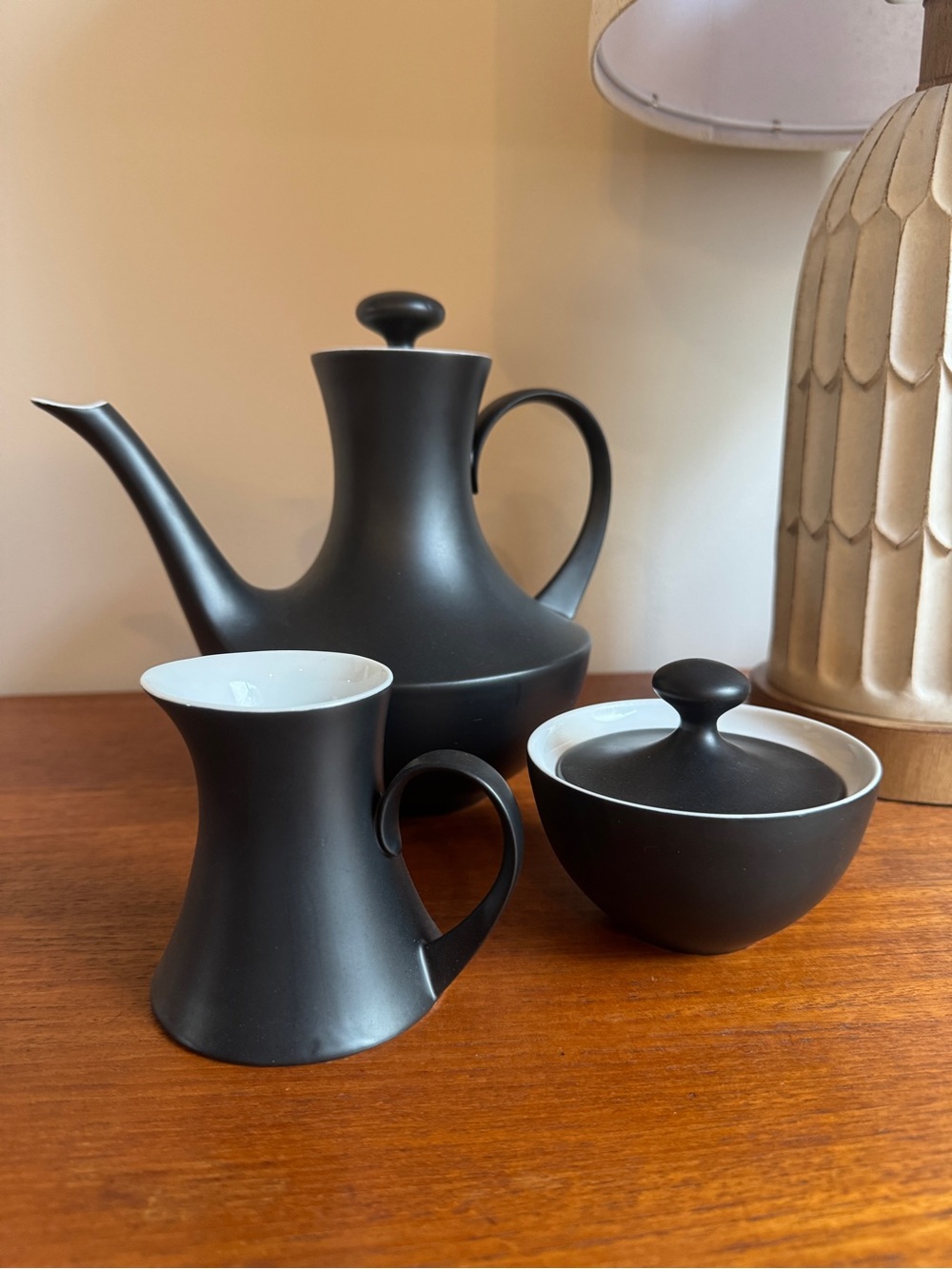 Rare 1969 Block Bidasoa España Noche MCM Coffee Set